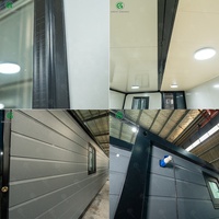 Maison préfabriquée de luxe en conteneur de 40 pieds, 2, 3 ou 4 chambres, maison modulaire en conteneur maritime, maison préfabriquée, villa, mini-maison pour habitation