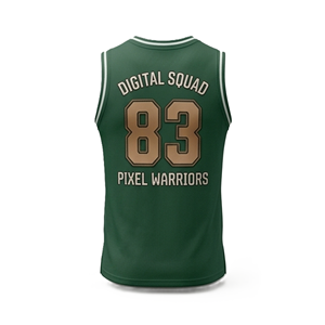 เสื้อบาสเก็ตบอลตาข่ายแบบซับลิเมชั่นสั่งทำพิเศษ ทรงโปร แขนกุด สำหรับนักกีฬา - Product Image 3