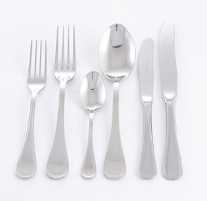 Ensemble de couverts haut de gamme unique pour la présentation de dîner haut de gamme ensemble de couverts finis ARGENT martelé pour tables à manger minimalistes - Product Image 2