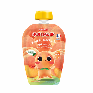 Vente en gros Fruit Me Up Prebio Purée de pommes et de poires Pochette de 90g Collation pratique Texture douce pour tous les âges - Product Image 4