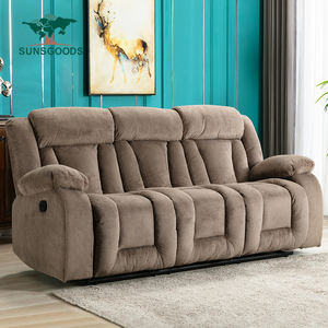 현대 맞춤형 3 + 2 + 1 단면 코너 안락 의자 거실 소파 세트 패브릭 실내 장식 금속 프레임과 공장 직접 reclinable - Product Image 1