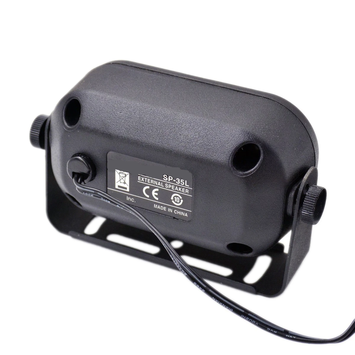 Altavoz Externo Para Coche Pyhodi SP-35L - 5W, Conector 3.5mm, Cable De 4.5m, Compatible Con Radios CB, Ham Y Escáneres