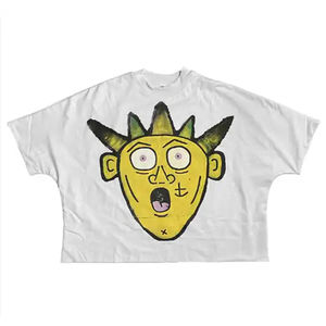 Venta al por mayor 100% algodón hombres camiseta peso pesado tejido largo Fitness ocasiones personalizado impreso bordado sólido Formal - Product Image 1