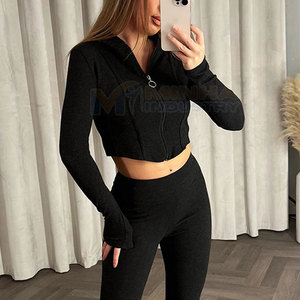 Hot Arrival Women Crop Top <b>Flared</b> Tracksuit Apparel Clothing Women Crop Top <b>Flared</b> Tracksuit - Product Image 6