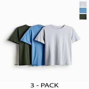 Venta al por mayor de camisetas cómodas informales con logotipo personalizado 100% algodón de los hombres con manga corta cuello redondo transpirable de secado rápido OEM - Product Image 2