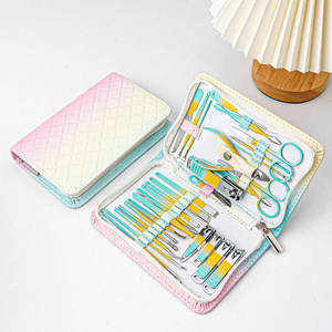 Professional 18/30 Pcs Manicure <b>Tool</b> Set Gradient Color <b>Pedicure</b> Nail Clipper Scissor High Quality Beauty <b>Tool</b> Foot Application - Product Image 5