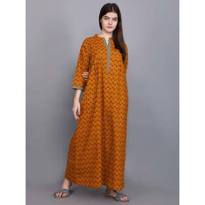 Chemise de nuit longue Evolve pour femme, 100 % coton ultra doux, confortable, tissée, idéale pour l'été - Product Image 3