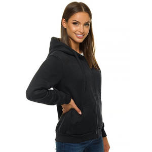 Nueva moda de alta calidad personalizada mujer invierno cremallera Sudadera con capucha estilo callejero Regular Fit mujeres sudaderas con capucha gruesa cremallera completa con capucha 2025 - Product Image 5