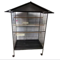 Vente en gros à bas prix cage pour perroquets en métal cage d'élevage d'oiseaux volière à canaris extérieur à vendre