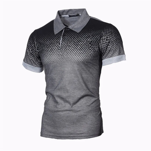 Polyester décontracté pour hommes pour T-shirts polo T-shirt de golf en coton grande taille Chemise de sport brodée solide Tailles disponibles - Product Image 1
