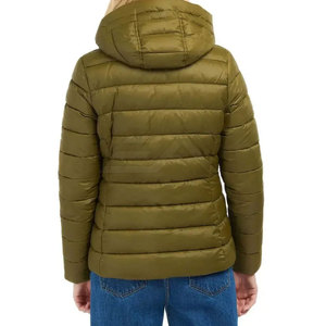 Vestes d'hiver matelassées pour femmes grandes tailles, très vendues, de haute qualité, respirantes, écologiques, col montant, en polyester et nylon tricoté - Product Image 2