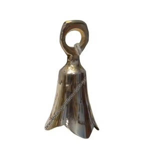 Cloche en métal Feng Shui de luxe de qualité supérieure décorative gravée boucles suspendues pour la décoration de porte de temple à la maison traditionnelle positive - Product Image 5