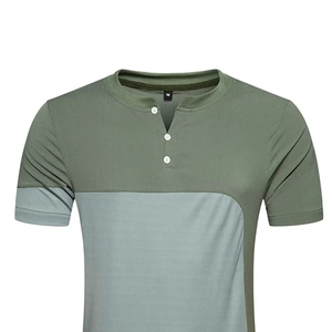 Ensemble coupe-vent pour homme de haute qualité, coupe décontractée, respirant, ensemble de t-shirt en coton coupe-vent uni pour l'été - Product Image 4