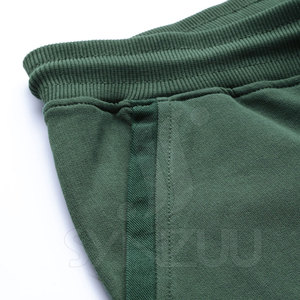 Pantalon de jogging 100% coton pour hommes, taille haute, style décontracté, taille moyenne, teint uni, grande taille pour les entraînements en plein air, nouveau pour la saison de printemps - Product Image 5