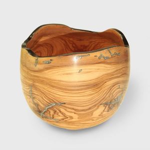 Nouveau bol à salade en résine époxy de qualité supérieure et en bois d'acacia naturel, ensemble rond de service alimentaire - Product Image 2