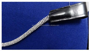 Bande de front en cuir pour bride de cheval Conception personnalisée à la main Équipement de cheval Bande de front de cheval en cuir en tailles d'épi complètes - Product Image 3