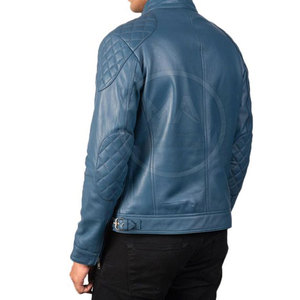 Automne hiver hommes veste en cuir meilleure qualité hommes veste en cuir respirant en cuir véritable hommes veste - Product Image 3