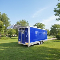 Food truck entièrement équipé à vendre aux États-Unis, food truck pour boissons et en-cas en plein air, food truck avec cuisine complète et énergie solaire