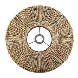 Abat-jour en rotin de mer et en raphia, cadre de lustre, abat-jour durable, design personnalisé, organisateur d'espace de cuisine - Product Image 3