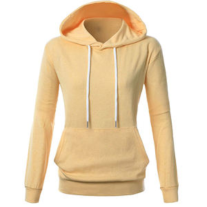 Pulls à capuche en molleton français uni, taille plus, en coton/polyester 100 % écologique, couleur personnalisée pour femmes, best-sellers - Product Image 1