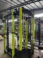 Equipo de Gimnasio Comercial de Fábrica, Entrenamiento Integral, Power Rack, Máquina Smith, Rack de Sentadillas, Máquina Smith Multifuncional