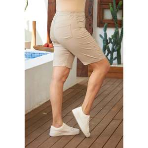 <b>Plus</b> <b>Size</b> Cotton <b>Shorts</b> with <b>Elastic</b> <b>Waist</b> - Product Image 2