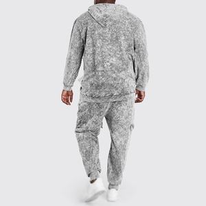 Survêtement vintage en coton 100% de haute qualité, lavage à l'acide, logo personnalisé, sweat-shirt respirant, survêtement d'hiver lavé à l'acide, personnalisé - Product Image 2