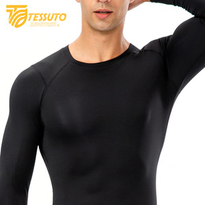 Jogging Wear Men's Gym Sports Verano Camiseta de compresión de manga corta Ropa para correr Yoga Fitness Tight Active Top para hombres - Product Image 4