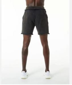 High Quality Acid Washed Cotton Shorts for Men Custom Logo Street Wear New Arrival Eco-Friendly Solid Pattern Decorations - Product Image 4