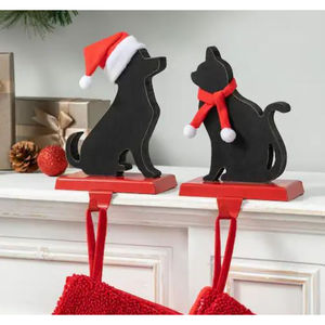 Set of 2 Modern Decorative Stocking Holder Hanger <b>Christmas</b> Organizer Decorative Stock Holder for Best Sale - Product Image 2