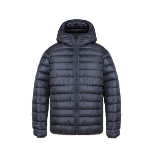 Vente en gros OEM Logo personnalisé Nylon longue veste d'hiver matelassée bulle manteau hommes bouffant veste d'extérieur pour hommes - Product Image 1