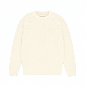 Fourniture d'usine en gros pull tricoté hommes pull en coton olive chaud hiver tricots décontractés à manches longues col rond haut de BD - Product Image 2