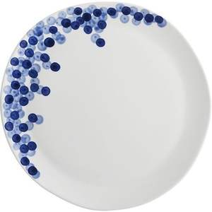 Nouvelle assiette de service en métal avec finition émaillée intérieure arrondie attrayante pour la table à manger, utilisation en restauration, service de nourriture - Product Image 2