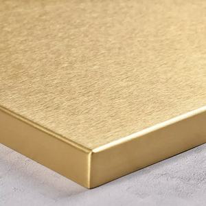 Bandejas personalizables de lujo modernas de latón de metal dorado para servir bandejas de almacenamiento para el hogar/hotel/restaurante uso tamaños personalizados en La India - Product Image 5