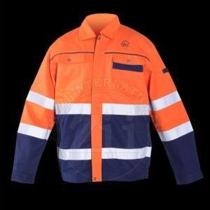 Overol de Trabajo Impermeable de Algodón para Hombre, Corte Holgado, Múltiples Bolsillos, Protección Laboral, Reflectante, Alta Visibilidad - Product Image 2