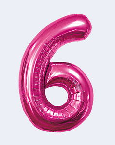 Globo de Aluminio Numerado Color Fucsia de 1m para el Día de la Madre, Halloween, Fiestas de Cumpleaños, Venta al por Mayor España - Product Image 6