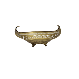 Ventes chaudes de plats à collation en laiton, taille personnalisée, forme ovale, finition dorée, bols et plats de service en métal design à vendre - Product Image 5