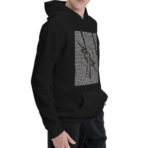 Vêtements d'hiver pour hommes sur mesure en gros, à capuche, imprimés, respirants, avec poches, coupe-vent, en coton, manches longues, streetwear, impression de logo OEM - Product Image 5