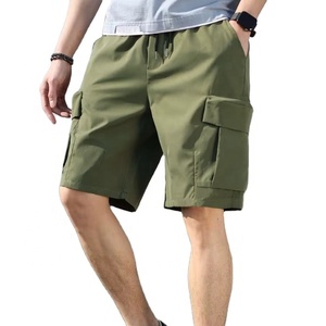 กางเกงขาสั้นคาร์โก้ผู้ชายไซส์ใหญ่คุณภาพสูงแบบสั่งทำพิเศษ ทรงหลวมใส่สบายสำหรับฤดูร้อน เหมาะสำหรับวิ่งออกกำลังกาย ฟิตเนส ผ้าไนลอนระบายอากาศได้ดี - Product Image 1