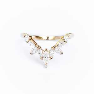 Anillo de boda de oro de 14K, - Product Image 1