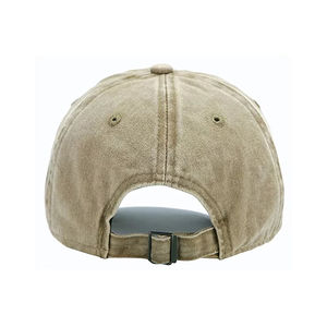 หมวกเบสบอลแบบคลาสสิก3แผงใส่ได้ทั้งชายและหญิงผ้าทอลายทแยงปักโลโก้ได้ตามต้องการ - Product Image 3