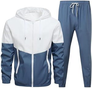 Ensemble de survêtement décontracté d'hiver à capuche, pantalon de survêtement évasé, ensembles de sweat-shirts, uni, 100% coton, respirant, coupe-vent - Product Image 4