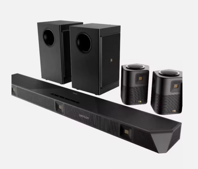 HIGH QUALITY Dragon 11.4.6 Home Surround Sound System with for and DTS X Pro Soundbar Meets AV Receiver 3-Year Warranty