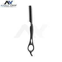 Plume Styling Rasoir Noir Léger Ergonomique Parfaitement Équilibré Fatigue Free Wedge Shape Design Precision Haircuts