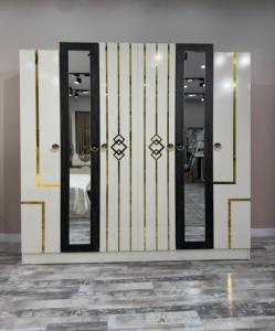 Mobilier de chambre à coucher de luxe moderne ensemble de salon de luxe en métal réglable avec rangement style minimaliste pour la maison ou l'hôtel - Product Image 5