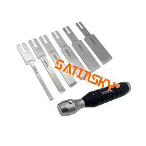 Regla ortopédica tibial alta, instrumento quirúrgico, regla de ángulo, retractor de otomía, juego de instrumentos veterinarios de acero inoxidable HTO - Product Image 2