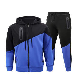 Mens Sporty Tracksuit Set Two Piece Jogging Suit for Running Training Gym Workout Comfortable <b>Hoodie</b> and Pants - Product Image 6