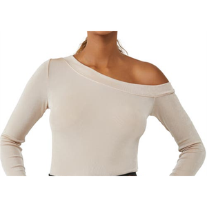 Body Monospalla Free People con Stampa Floreale Invernale, Decorazioni in Perle e Strass, Maniche Corte, Taglia S, Plus Size - Product Image 5