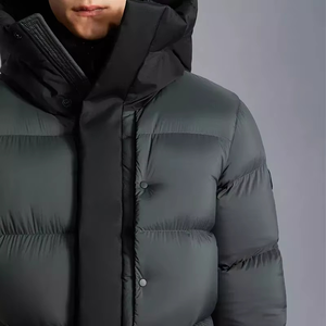 Nouvelle veste bomber matelassée unisexe de haute qualité, imperméable et coupe-vent, personnalisable, style décontracté urbain, avec logo frontal - Product Image 5