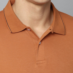 Uniforme de trabajo de alta calidad Polo de negocios 100% algodón bordado Logo Polos Plain Golf Custom Men's Polo T-shirts - Product Image 6